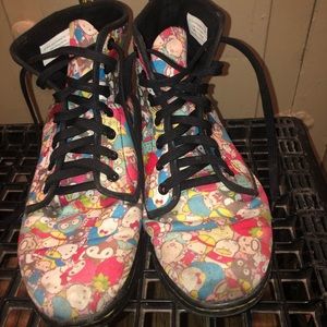 Hello kitty canvas doc martens!